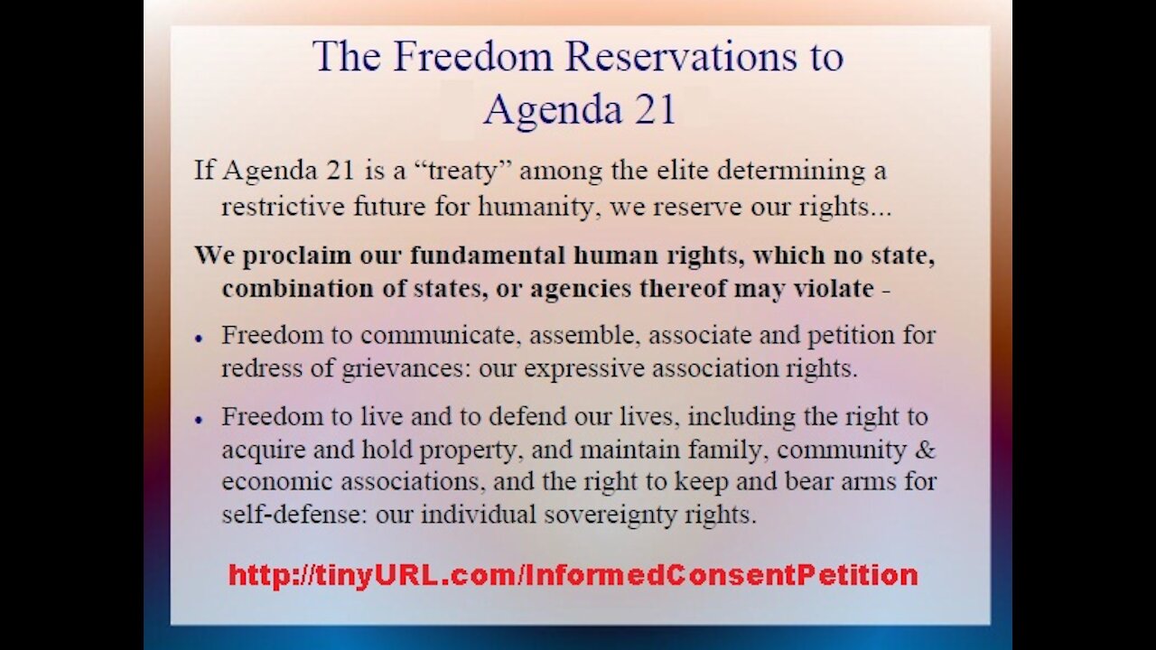 ep 39 Agenda 21 and 30 and the Election!!