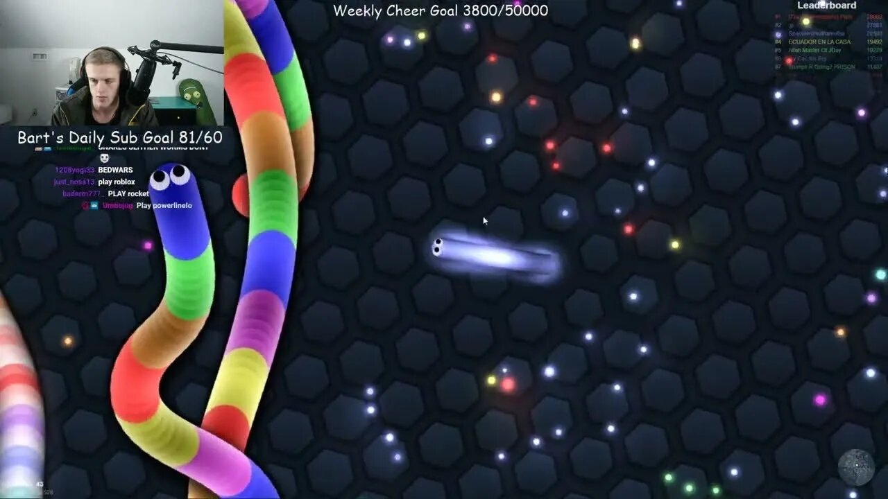 Joe Plays diep io and slither io | Joe Bartolozzi all clips from stream