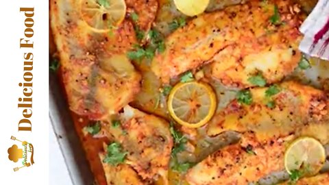 Lemon garlic Baked Tilapia recipe