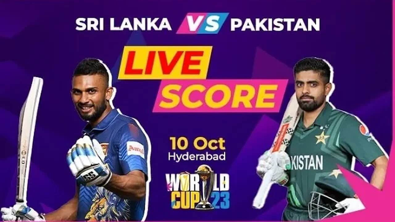 Pak v Sri lanka match World Cup 2023