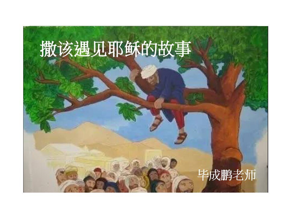 撒该遇见耶稣的故事 by 毕成鹏老师 (7/11/2022)