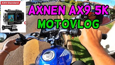 COMO GRAVAR MOTOVLOG - MELHOR CÂMARA - AXNEN AX9