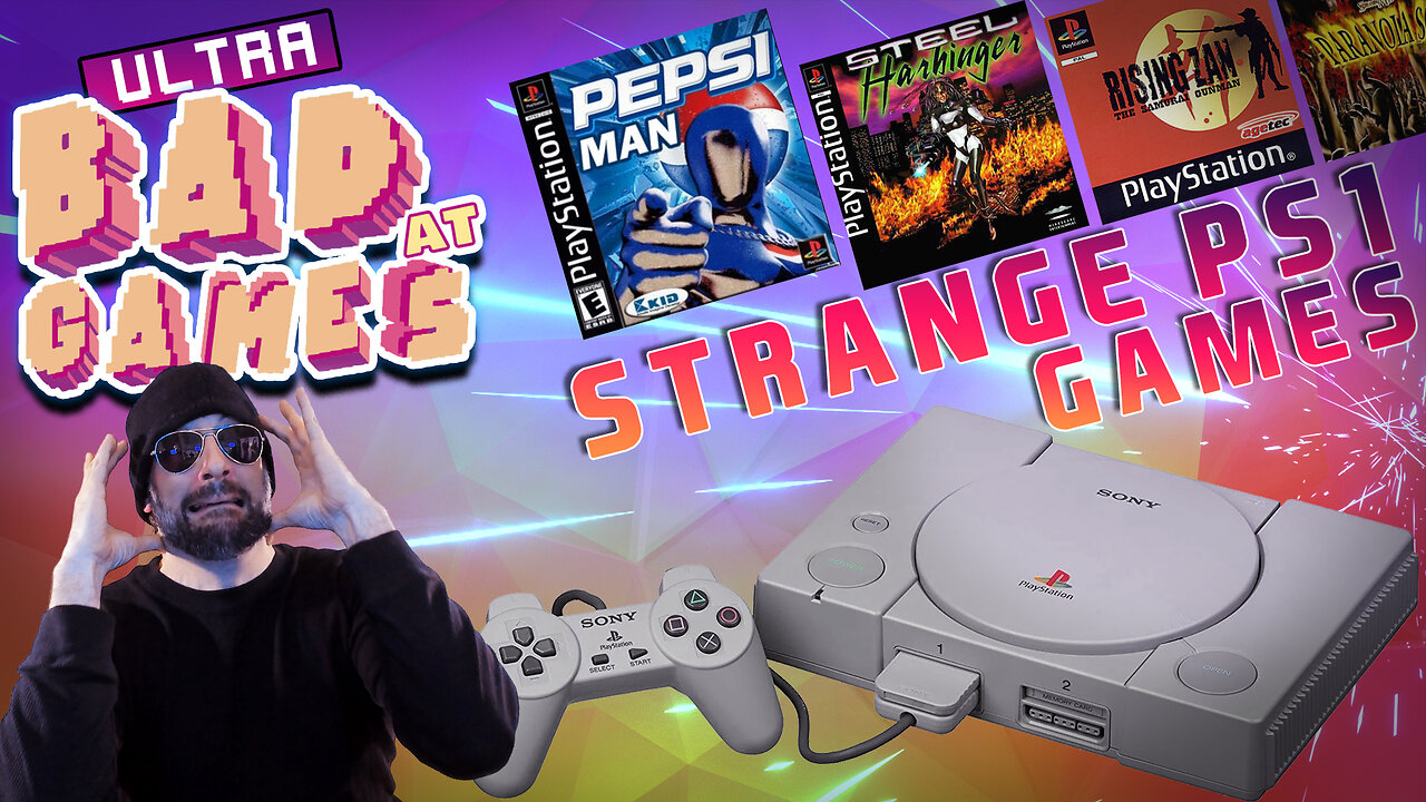 Strange PS1 Games | ULTRA BAD AT GAMES (Edited Replay)