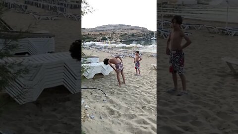 Doing Backflips for the kids at the beach PT.2