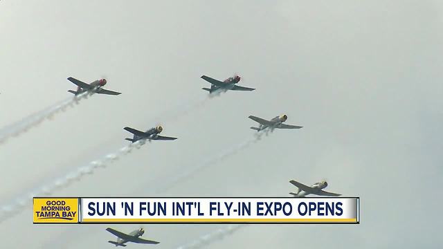 Sun 'n Fun Int'l Fly-In & Expo takes to the skies over Lakeland this week