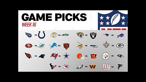 Week 16 Game Picks!