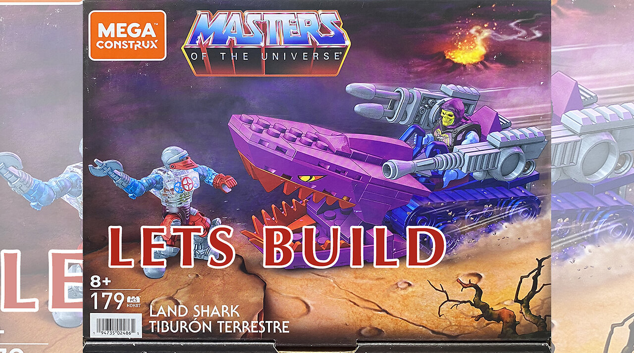 Idiot Building Mega Construc Land Shark from Madters of the Universe