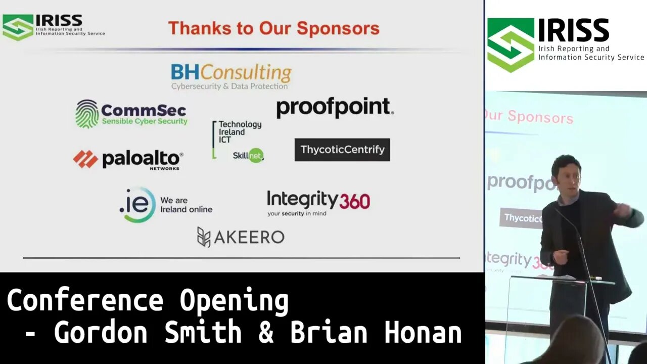 fileference Opening by Gordon Smith & Brian Honan