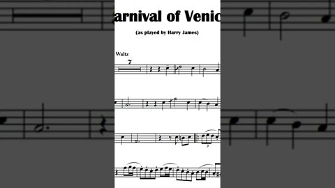 Carnival of Venice - Harry James (youtube trumpet)