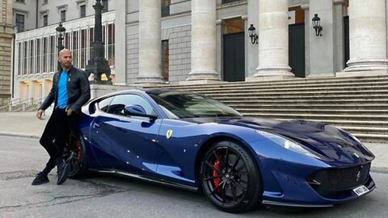 Top G Andrew Tate Ferrari 812 Superfast Tristan Tate