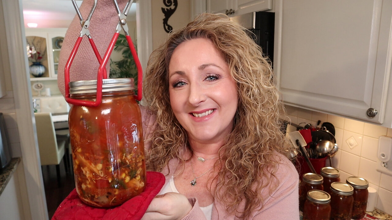 Chicken Tortilla Soup ~ Canning Safe Recipe ~ Pressure Canning