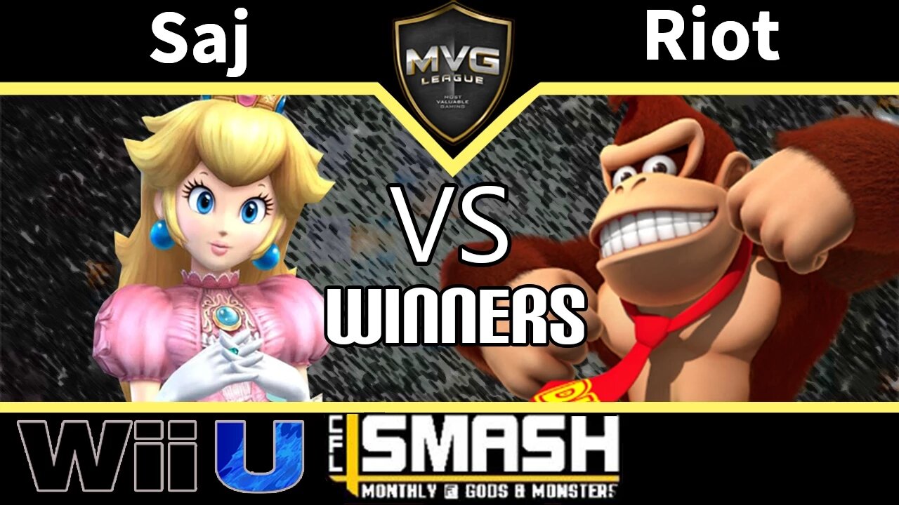Saj (Peach) vs. Riot (Donkey Kong) - SSB4 Winners - CFL Smackdown