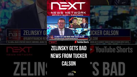 Zelinsky Gets BAD NEWS From Tucker Calson #shorts