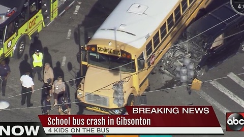 School bus involved in accident in Gibsonton