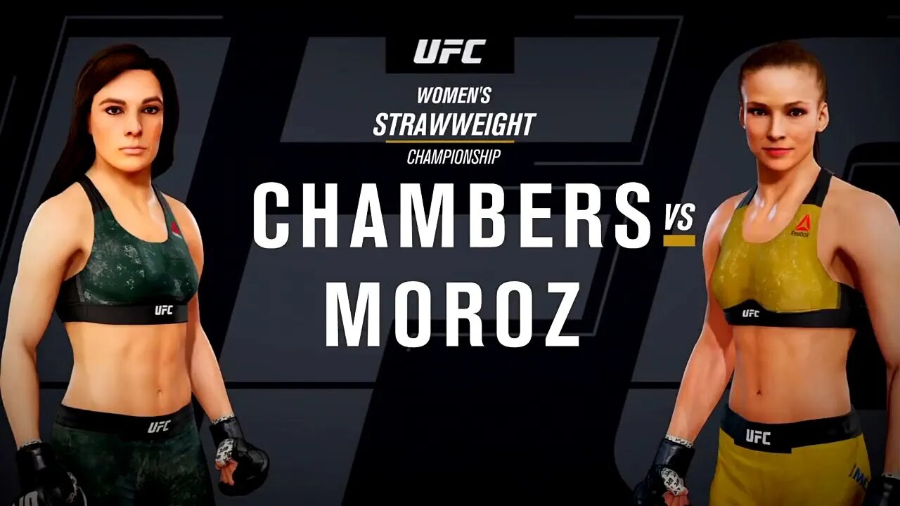 EA Sports UFC 3 Gameplay Maryna Moroz vs Alex Chambers