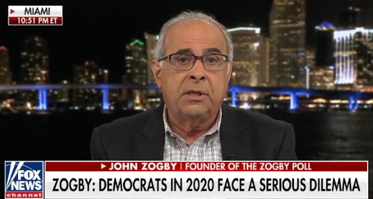 Pollster John Zogby: Democrats face a major dilemma if Bernie Sanders wins