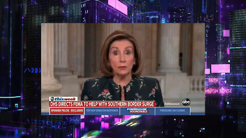 Nancy Pelosi Joins Democrat Choir, Blames President Trump For Rapidly Growing Crisis At Border