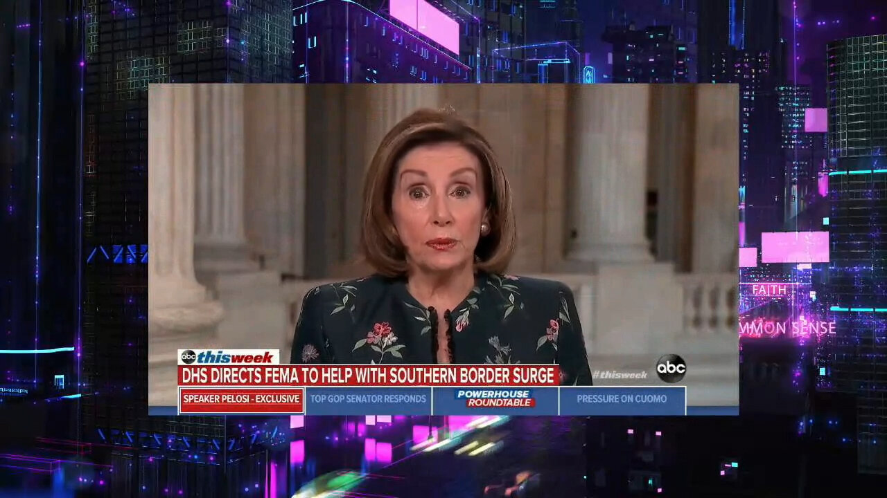 Nancy Pelosi Joins Democrat Choir, Blames President Trump For Rapidly Growing Crisis At Border