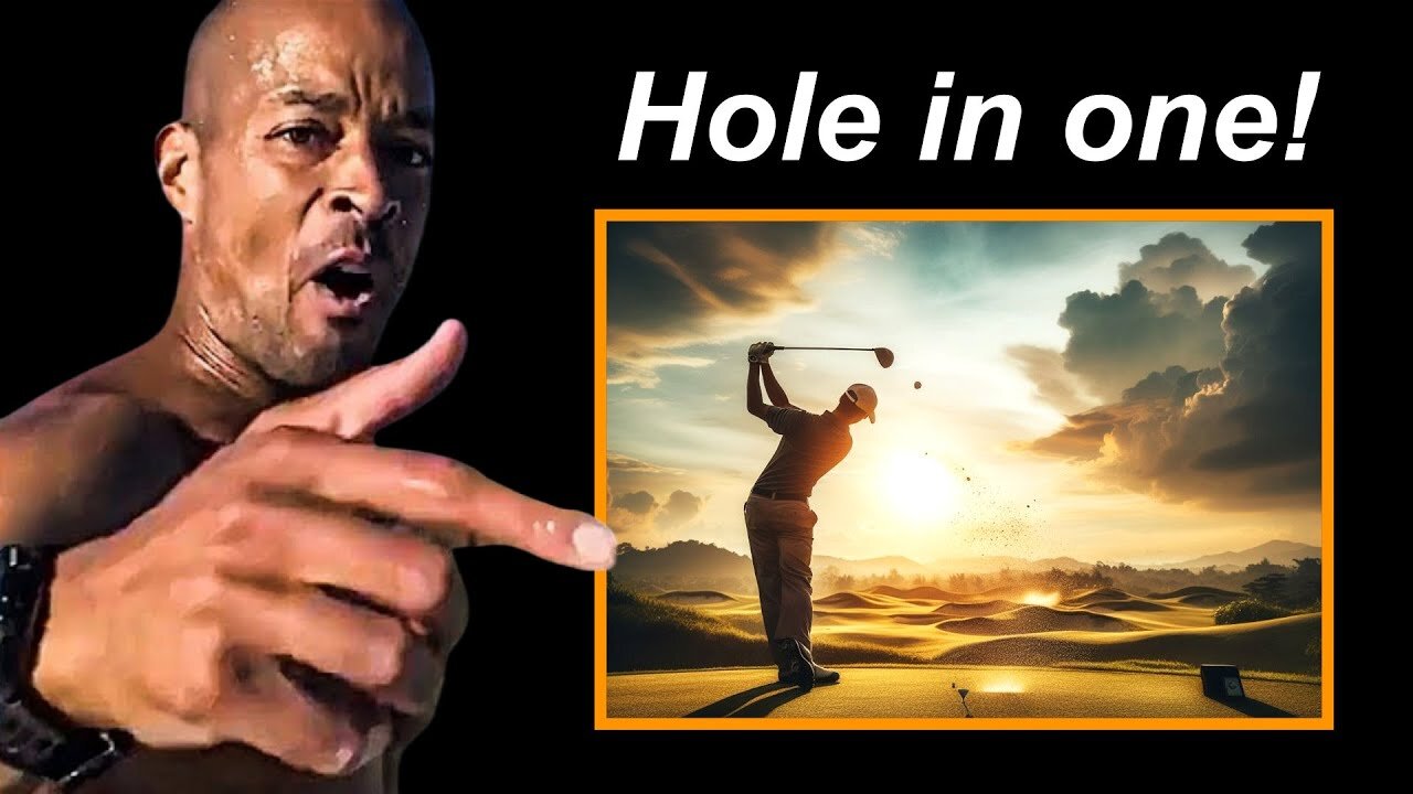 David Goggins Playing Golf