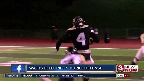 Notre Dame commit Xavier Watts electrifies Omaha Burke offense