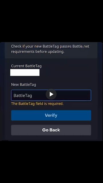 Blizzard Entertainment 's BattleTag system doesn't let players use any tag that uses the word...