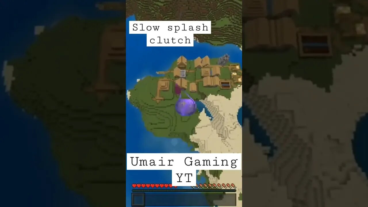 falling clutch in minecraft #minecraft #minecraftshorts #youtubeshorts #minecraftmemes