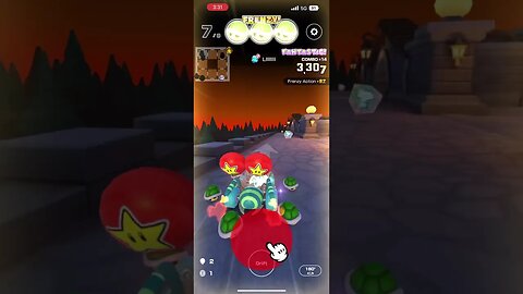 Mario Kart Tour - Super Star Balloons Gameplay (Space Tour January 2023 Token Shop Reward)