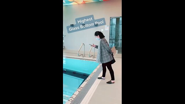 Highest Glass Bottom Pool in Canada!