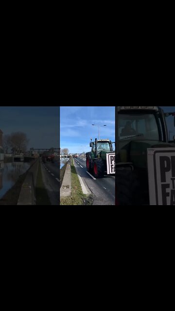 THE NETHERLANDS: The Hague filling up nicely with Dutch farmers...
