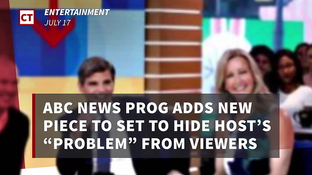 Abc News Prog Adds New Piece To Set To Hide Host’s “Problem” From Viewers