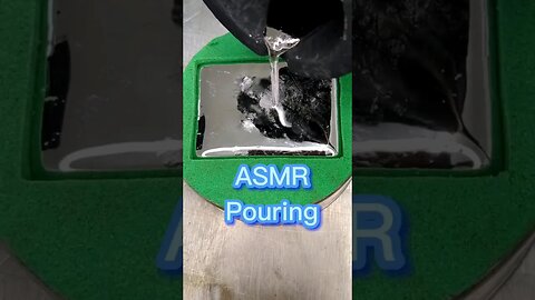 ASMR Pouring Metal Melting #shorts