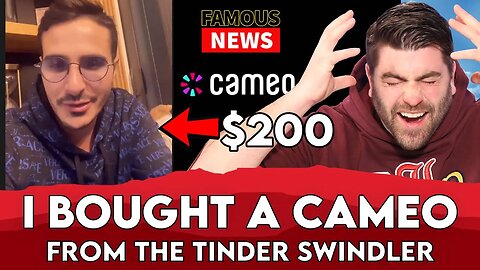 We Bought a Cameo From The Tinder Swindler | FAMOUS NEWS