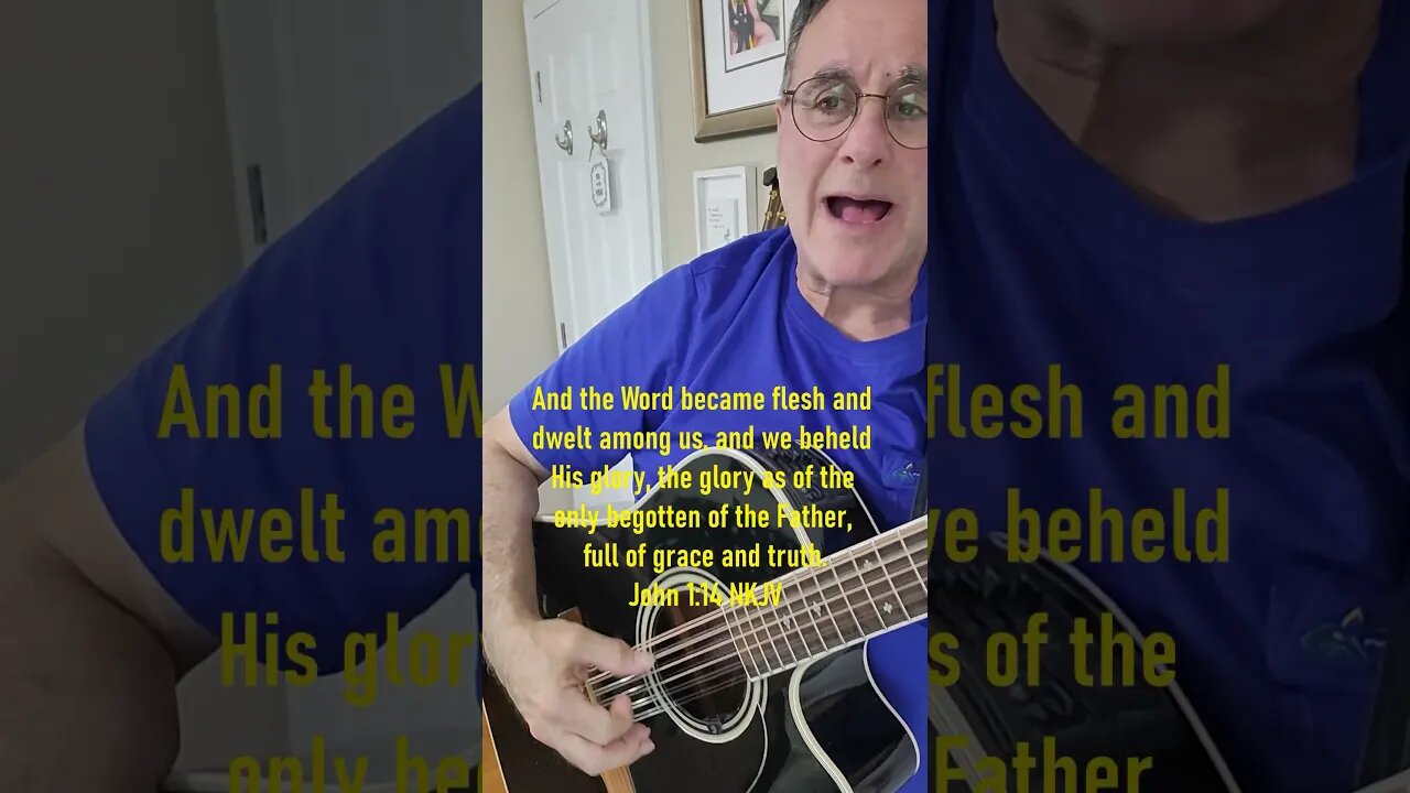 ♪Scripture2Music♪ John 1:14 #shorts #bible verse