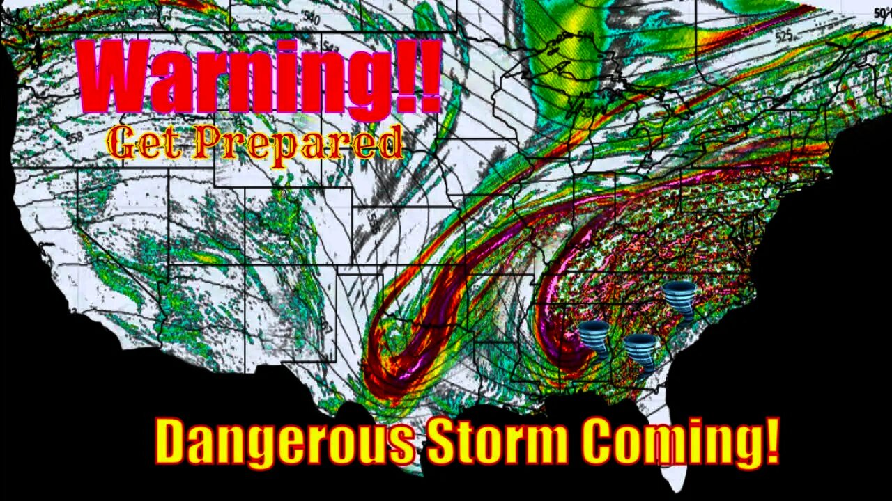 Monster Winter Storm, Tornadoes, Damaging Winds, Flooding & Major Snowfall - The WeatherMan Plus