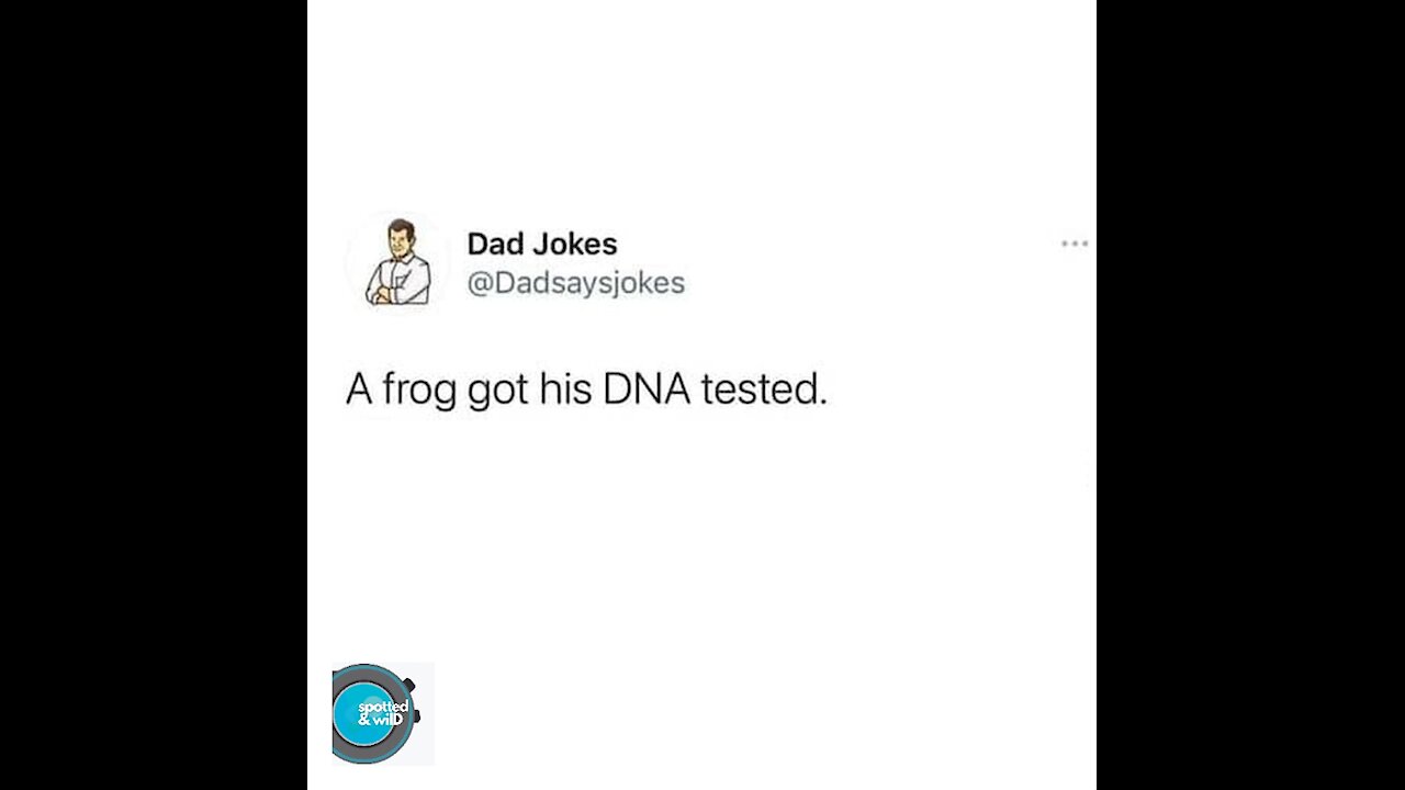 A frog got his DNA tested