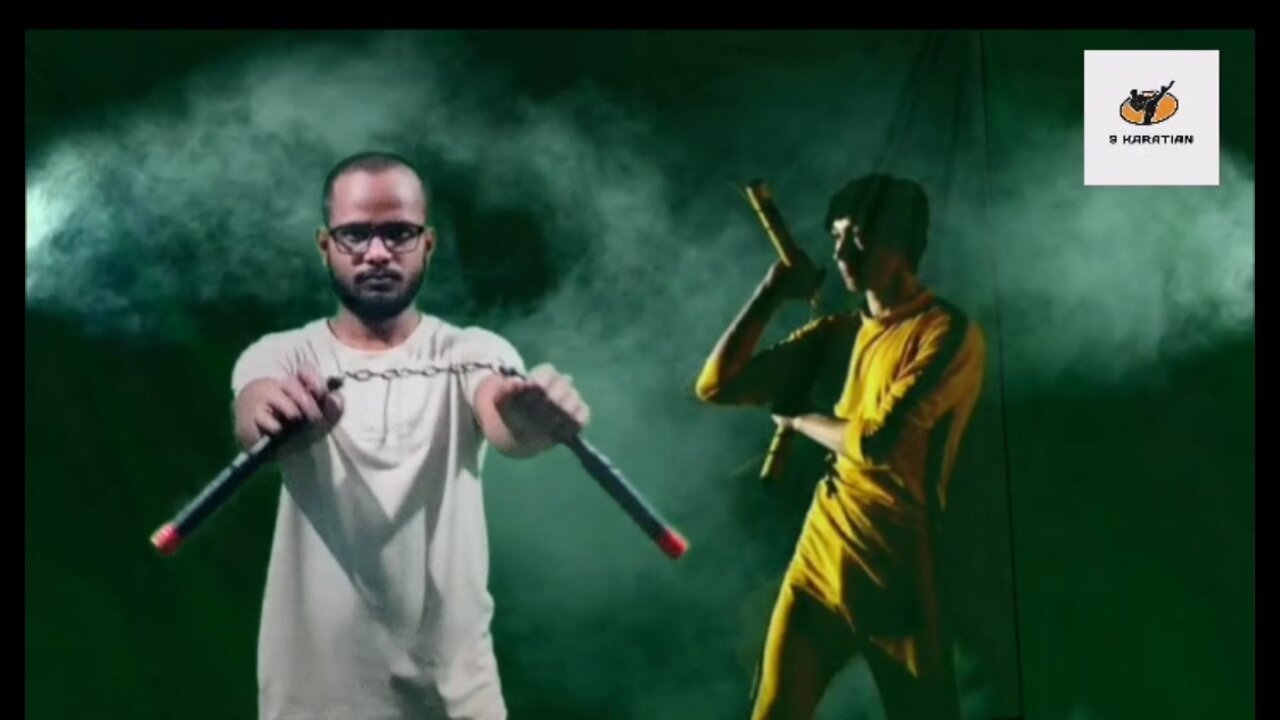 #Nunchuk Swinging technique#s karatian#bruce Lee feverit weapon