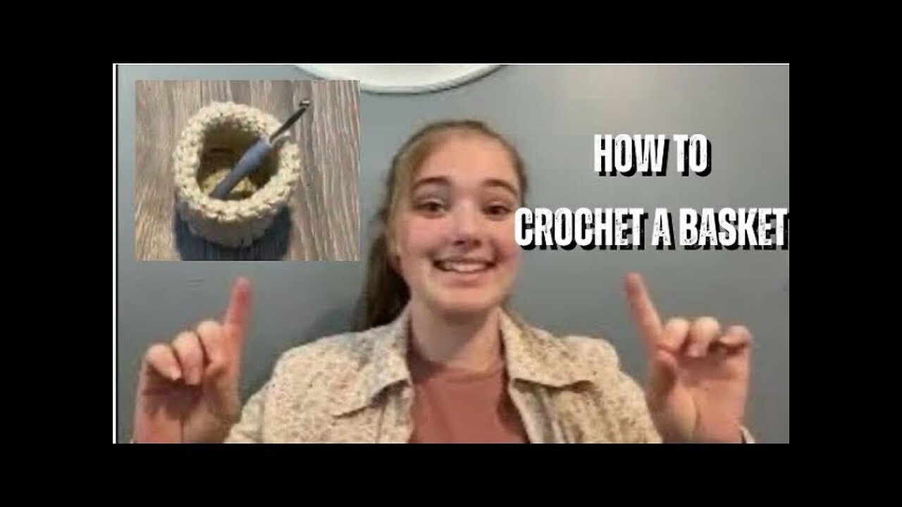 DIY Crochet Basket Tutorial – Easy, Fun, and Functional!