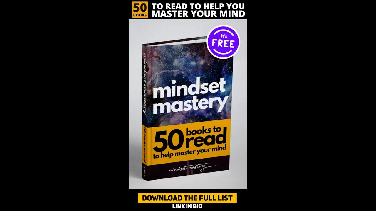 50 Books to Read to Help Master Your Mind! Mindset Mastery #shorts