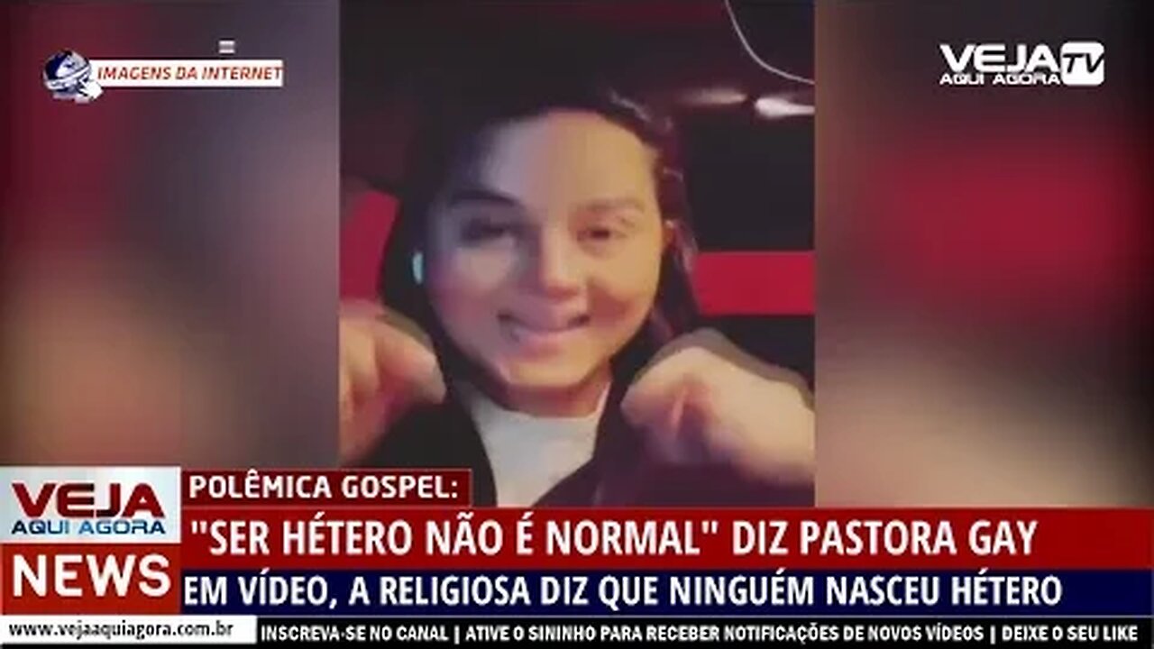 "VOCÊ NÃO NASCEU HÉTERO" DIZ PASTORA GAY AO AFIRMAR QUE HÉTERO NÃO É NORMAL