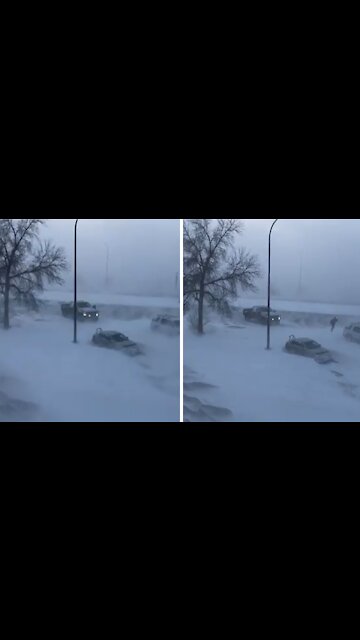 Crazy spring winter storm pummels Saskatchewan residents