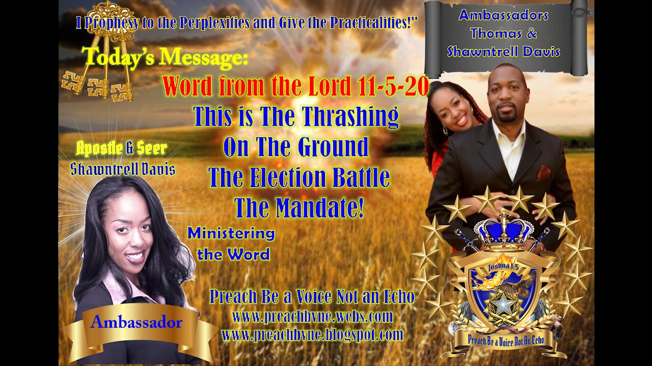 🔥Word Revelation🔥 The Lord said, This Is Thrashing On the Ground(The Election) on is About Territory