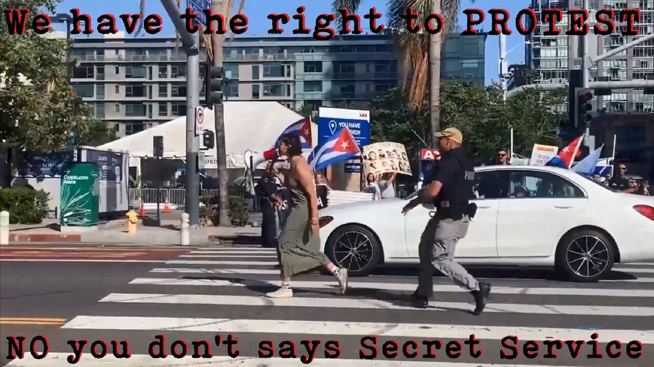 We have the right to PROTEST