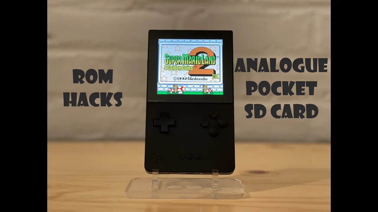 No Flash Carts Needed!!! ROM Hacks on the Analogue Pocket