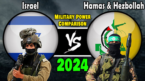 Israel vs Hamas & Hezbollah Military Power Comparison 2024 | Hamas & Hezbollah vs Israel 2024
