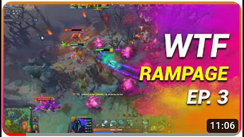 Dota 2 WTF Rampage Moments #3