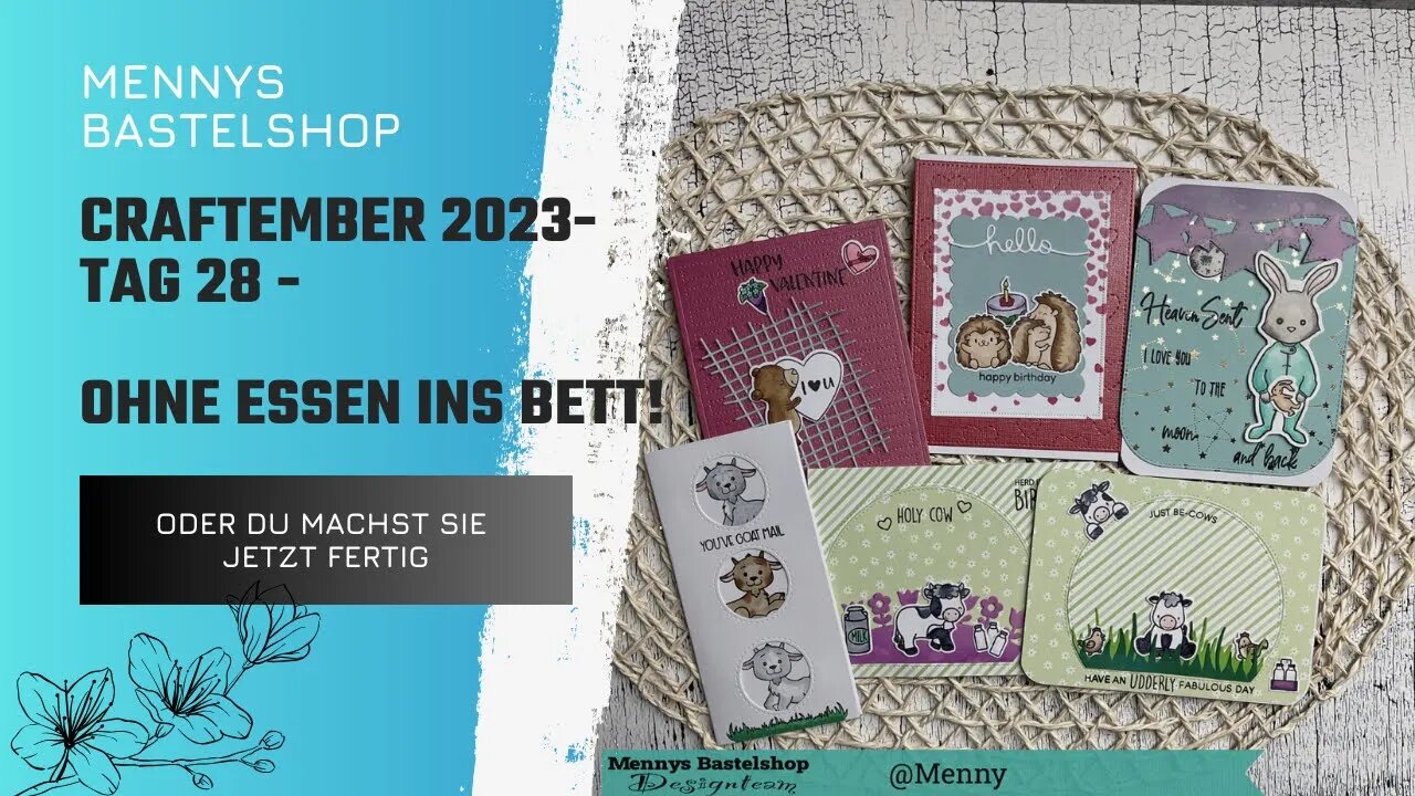 Craftember Tag 28 Böse Mädchen bekommen nichts zu essen! #craftember2023