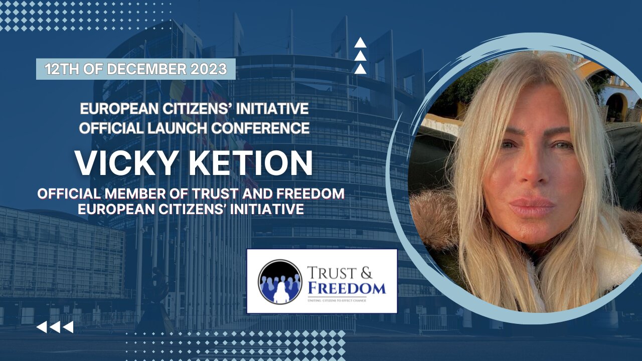 Speech of the Official Member Vicky KETION at Official Launch of Trust and Freedom initiative