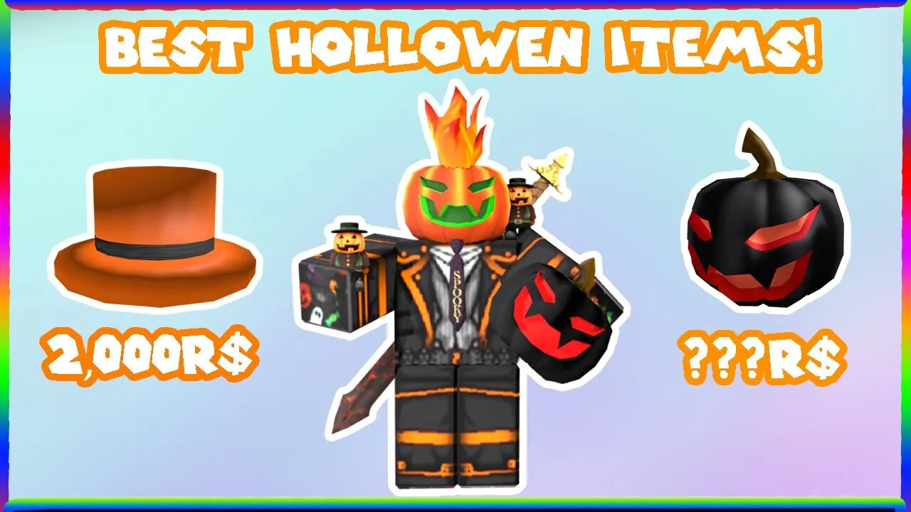 THE BEST ROBLOX HOLLOWEN ITEMS AND OUTIFITS!