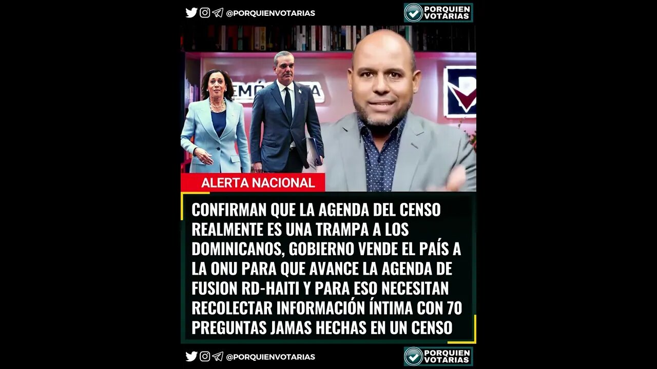 ⚡️SIGUEN CONFIRMANDO QUE EL CENSO ES UNA TRAMPA A LOS DOMINICANOS