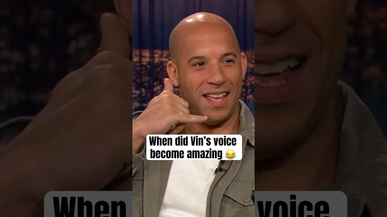 When Did Vin Diesel’s Voice Change?!?! #shorts
